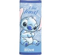 Disney Passacintura per auto per cintura di sicurezza con grafica Stitch, soffice e confortevole per bambini, misure 9x29,5x3 cm