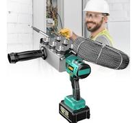 Passafili Elettrico Senza Fili, Macchina per Il Tiro dei Cavi Automatica con Motore Brushless e Batteria al Litio Ricaricabile per Costruzioni, Ristrutturazioni e Reti di Comunicazione,1Battery