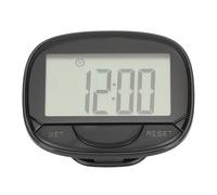Passaggi Pavatore di contapaccio calorico Tracker a portata multifunzionale con grande schermo di grande schermo tecnologia di conteggio dei passi 2D per camminare in esecuzione (Nero)