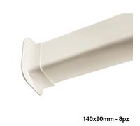 Passaggio a muro per canalina 140x90mm - confezione 8 PZ