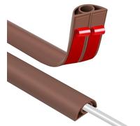 Passaggio cavo per pavimento, copertura per filo elettrico, pavimento autoadesivo, 3 m, piccolo canale di cavo flessibile per ufficio, concerto, ecc. Protezione dei fili elettrici e prevenzione dei