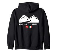 Passaggio del Sempione Alpi Svizzera Italia Road Trip Felpa con Cappuccio