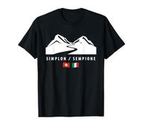 Passaggio del Sempione Alpi Svizzera Italia Road Trip Maglietta