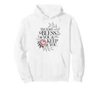 Passaggio Versetto Bibbia Numeri 6:24 "Possa Il Signore benedirti & k Felpa con Cappuccio