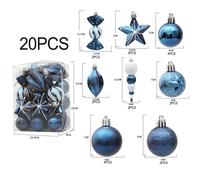 Passamanerie Gioie 2029PCS Palline di Natale Ornamenti per Cerimonia Matrimonio