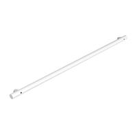 Passamano in Metallo per Gradini e Scale da Interno o da Esterno, Kit Completo per Ringhiera di Scale, Corrimano Industriale a Parete, per Soppalchi, Verande, Terrazze(White,200cm/78.7in)
