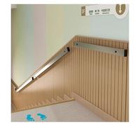 passamano per scale Corrimano for scale, ringhiera in acciaio inox for interni ed esterni antiscivolo di sicurezza interne(Silver,90cm)