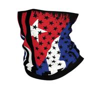 Passamontagna America And Cuba Cuban Flag Combine Scaldacollo Protezione Uv Fascia Capelli Traspirante Ghetta Da Collo Per Escursionismo Ciclismo Outdoor Attività 25X50CM