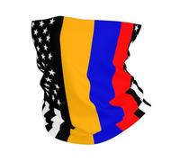Passamontagna America Flag And Australia Flag Headwrap Elastico Multiuso Ghetta da Collo per Campeggio Adulto Bambini 25X50Cm