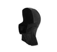 Passamontagna balaclava con rete protettiva in poliestere elastico nero Action S