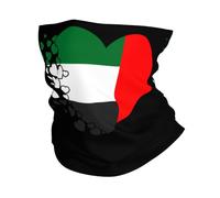Passamontagna Bandiera degli Emirati Arabi Uniti A Forma di Cuore Sportiva Headwrap Elastico Bandana per attività Yoga Outdoor