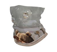 Passamontagna Bear Bathroom Rubber And Bubbles Ducks Cute Scaldacollo Antivento Fascia Capelli Antipolvere Ghetta Da Collo Per Sports Escursionismo Campeggio