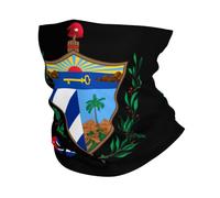 Passamontagna Coat Of Arms Of Cuba Cuban Flag Fascia Capelli Protezione Uv Scaldacollo Traspirante Ghetta Da Collo Per Ciclismo Campeggio Escursionismo 25X50CM