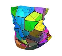 Passamontagna Colorful Tie Dye Stained Glass Pattern Fascia Capelli Multiuso Scaldacollo Protezione Uv Ghetta Da Collo Per Sports Campeggio Ciclismo