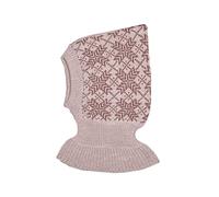 Passamontagna da inverno, per bambini, per ragazzi e ragazze, in 100% lana merino, fatto a maglia Beige/Marrone s