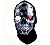 Passamontagna da Moto Fantasma Maschera Viso con Stampa Teschio per Motociclismo