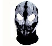 Passamontagna da Moto Fantasma Maschera Viso con Stampa Teschio per Motociclismo
