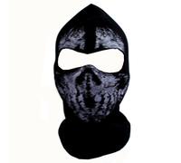 Passamontagna da Moto Fantasma Maschera Viso con Stampa Teschio per Motociclismo