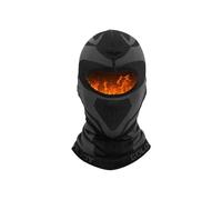 Passamontagna da moto, maschera nera per sci e ciclismo, scaldacollo traspirante e caldo per motocross e MTB, taglia unica