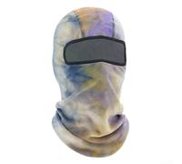 Passamontagna da sci con protezione UV, per motociclismo e snowboard, antivento, termico, per sport all'aria aperta, unisex, colore giallo chiaro