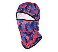 Passamontagna da sci per bambini, caldo, termico, antivento, con cappuccio, maschera sotto il casco, passamontagna per ragazzi e ragazze, sci, ciclismo, corsa, Camouflage B, Taglia unica