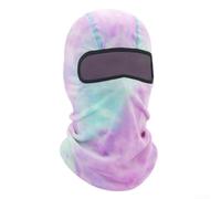 Passamontagna da sci, protezione dal vento, copertura integrale per snowboard ed escursionismo, tessuto traspirante ad asciugatura rapida, taglia unica (viola chiaro)