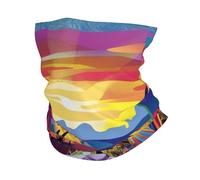 Passamontagna Desert Sunset Landscape Western Cacti Beauty Ghetta Da Collo Protezione Uv Fascia Capelli Antivento Scaldacollo Per Escursionismo Sports Ciclismo