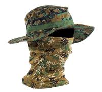 Passamontagna e Cappello Boonie con Mimetica Russa EMR, Cappello Pescatore Tattico Militare, per Caccia Escursionismo e Safari(Color15)