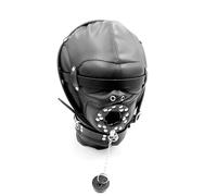 Passamontagna in pelle per uomo e donna per carnevale, cosplay e mascherata.