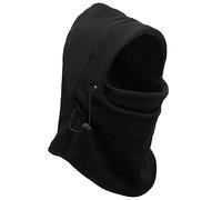 Passamontagna Invernale, Cappuccio Invernale, Passamontagna Sci, Regolabile Pile Cappuccio Termico, Balaclava Donna y Uomo, per Ciclismo All'aperto, Escursionismo, Sci (IT, Numero, 56, 60, Nero)