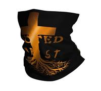 Passamontagna Jesus Pray Verse Christianty Rooted In Christ Bronze Ghetta Da Collo Durevole Scaldacollo Protezione Uv Fascia Capelli Per Campeggio Ciclismo Pesca 25X50CM