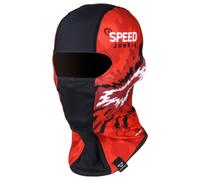 Macna Passamontagna Macna Mane per motociclette Nero-Rosso Uomo Taglia unica