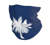 Passamontagna multifunzionale con ghetta elastica con bandiera della Carolina del Sud, protezione dal vento, ghetta per il collo, maschera invernale