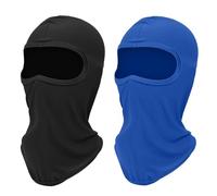 Passamontagna,Passamontagna Moto,Passamontagna Sci,Balaclava,Balaclava Uomo,Sottocasco Moto,Ski Mask,Passamontagna Bambino,Balaclava Donna,Sottocasco Moto Invernale,Passamontagna Neve,Nero,Blu,2pcs