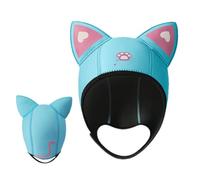 Passamontagna per immersioni subacquee - Copertura termica in neoprene, berretto da 3 mm | Cuffia da bagno in neoprene con orecchie di gatto , protezione termica, copricapo sotto;