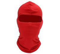 Passamontagna Sci Uomo,Passamontagna Moto Invernale Termico con Poliester Balaclava Sottocasco Caldo Multifunzionale per Ciclismo Sci Antivento Traspirante Unisex,Accessori da Sci(Rosso)