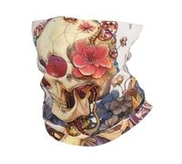 Passamontagna Skeleton Mushrooms Plants Flowers Natural Ghetta Da Collo Multiuso Scaldacollo Antivento Fascia Capelli Per Escursionismo Ciclismo Campeggio