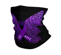 Passamontagna Stop Violence Flag - Sensibilizzazione sulla Violenza Domestica Elegante Headwrap Multiuso Bandana per Escursionismo Motocicletta Estivo