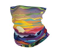 Passamontagna Sunset Desert Landscape Cacti Western Beauty Fascia Capelli Antipolvere Scaldacollo Antivento Ghetta Da Collo Per Escursionismo Sports Campeggio