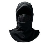 Passamontagna termico in pile da sci, antivento invernale per viso e collo | 49,8 x 32 cm, copricapo in pile spesso a doppio strato con alta elasticità, unisex, adatto per teste da 55,9 a 61 cm