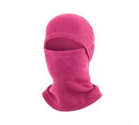 Passamontagna trattato resistente per uso esterno prolungato in sci, ciclismo, motociclismo, corsa, comodo da lavare in lavatrice (rosso rosa)