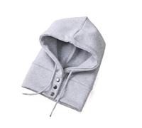 Passamontagna unisex invernale for sport all'aria aperta, con design antivento, caldo e spesso, dotato di protezione for le orecchie.(Grey)