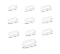 PASSANTE PER CINTURINO INF Passanti per orologio, pacchetto da 10 Bianco, Silicone