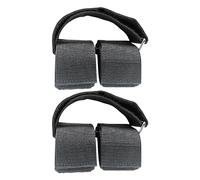 Passante per manubri, fissaggio piedi per manubri, 2 pezzi per allenamento tibialis, attrezzi per fitness a casa, cinghie regolabili per caviglie, attrezzi per sollevamento gambe per manubri, e