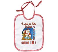 [Passaparola] Bavaglino - Buon Natale - Primo Natale - Il regalo più bello - Merry Christmas - Umoristico - unisex pappa - Made in Italy (Il regalo più bello)