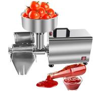 Passapomodoro Elettrico Colino elettrico per la spremitura della frutta, 90-160 kg/h, per la preparazione di salse alimentari, per fragole, in acciaio inox, per la fresatura
