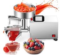 Passapomodoro Elettrico Colino elettrico per marmellata e salsa in acciaio inox da 450 W, passaverdure e pressa per salse, tutto in uno, 220 V.