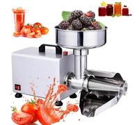 Passapomodoro Elettrico Commerciale Colino elettrico per frutta, pressa per frutta elettrica, 450 W, pressa per macinazione commerciale per frutta e verdura
