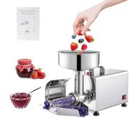 Passapomodoro Elettrico Commerciale Colino elettrico/spremiverdure, 450 W, macchina per salse ad alta resistenza, macinazione commerciale per inscatolare puree e salse.