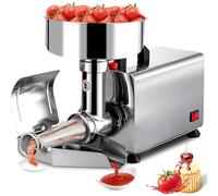 Passapomodoro Elettrico Commerciale Colino per alimenti e salse in acciaio inox commerciale, macchina per la spremitura di frutta e marmellate, macinazione elettrica per alimenti